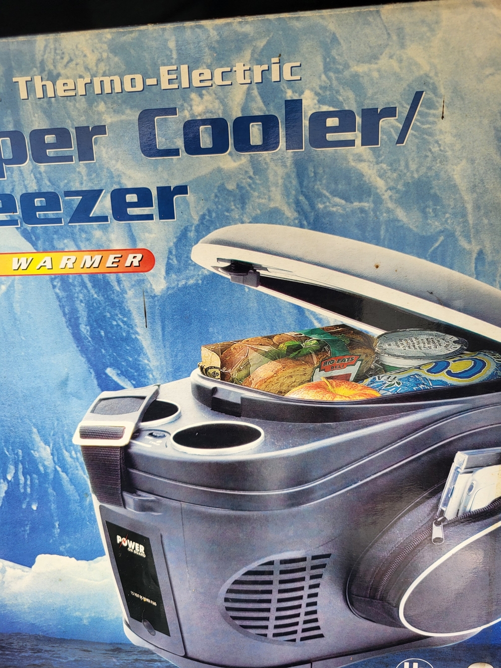 Portable Thermo-Electric Cooler/Warmer - Gray